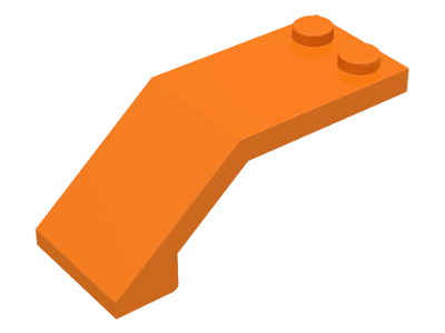 LEGO® los onderdeel Voorruit in kleur Oranje 6070