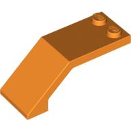 LEGO® los onderdeel Voorruit in kleur Oranje 6070