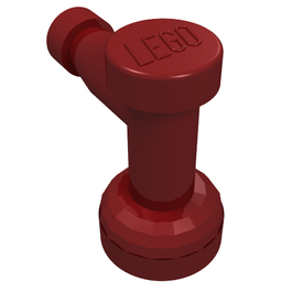 LEGO® los onderdeel Kraan in kleur Donkerrood 4599a
