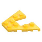 LEGO® los onderdeel Wig Plaat in kleur Geel 47407