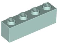 LEGO® los onderdeel Steen in kleur Aqua 3010