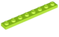 LEGO® los onderdeel Plaat Algemeen in kleur Limoen 3460