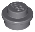 Plaatje in Gallery viewer laden, LEGO® los onderdeel Plaat Rond Donker Blauwachtig Grijs 4073