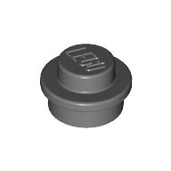 LEGO® los onderdeel Plaat Rond Donker Blauwachtig Grijs 4073