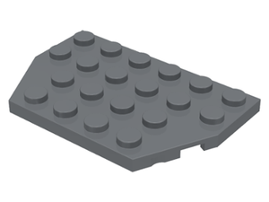 LEGO® los onderdeel Wig Plaat Donker Blauwachtig Grijs 32059