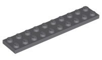 LEGO® onderdeel Plaat Algemeen Donker Blauwachtig Grijs 3832