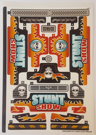 LEGO® stickervel set 42106-1 Stunt Show Truck & Bike