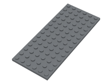 Plaatje in Gallery viewer laden, LEGO® onderdeel Plaat Algemeen Donker Blauwachtig Grijs 3456