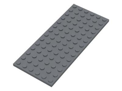 LEGO® onderdeel Plaat Algemeen Donker Blauwachtig Grijs 3456