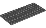 LEGO® onderdeel Plaat Algemeen Donker Blauwachtig Grijs 3456