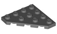 Plaatje in Gallery viewer laden, LEGO® los onderdeel Wig Plaat Donker Blauwachtig Grijs 30503
