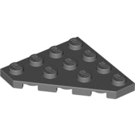 Plaatje in Gallery viewer laden, LEGO® los onderdeel Wig Plaat Donker Blauwachtig Grijs 30503