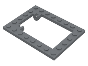 LEGO® Plaat Aangepast Donker Blauwachtig Grijs 30041