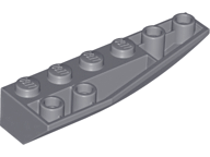 LEGO® los onderdeel Wig Donker Blauwachtig Grijs 41764