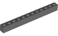 LEGO® los onderdeel Steen Donker Blauwachtig Grijs 6112
