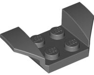 LEGO® los onderdeel Spatbord Donker Blauwachtig Grijs 41854