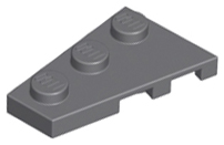 Plaatje in Gallery viewer laden, LEGO® los onderdeel Wig Plaat Donker Blauwachtig Grijs 43723