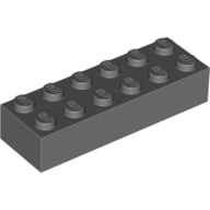 LEGO® los onderdeel Steen Donker Blauwachtig Grijs 2456
