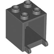Plaatje in Gallery viewer laden, LEGO® los onderdeel Container Donker Blauwachtig Grijs 4345