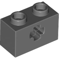 Plaatje in Gallery viewer laden, LEGO® Technische Steen Donker Blauwachtig Grijs 32064