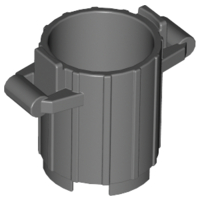 Plaatje in Gallery viewer laden, LEGO® los onderdeel Container Donker Blauwachtig Grijs 2439