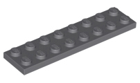 LEGO® onderdeel Plaat Algemeen Donker Blauwachtig Grijs 3034