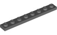 Plaatje in Gallery viewer laden, LEGO® onderdeel Plaat Algemeen Donker Blauwachtig Grijs 3460
