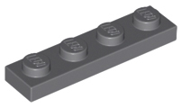 LEGO® onderdeel Plaat Algemeen Donker Blauwachtig Grijs 3710