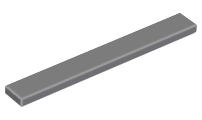 Plaatje in Gallery viewer laden, LEGO® onderdeel Tegel Algemeen Donker Blauwachtig Grijs 4162