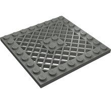 Plaatje in Gallery viewer laden, LEGO® Plaat Aangepast Donker Blauwachtig Grijs 4151a
