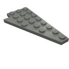 LEGO® los onderdeel Wig Plaat Donker Blauwachtig Grijs 3934