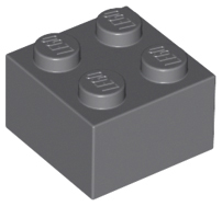 Plaatje in Gallery viewer laden, LEGO® los onderdeel Steen Donker Blauwachtig Grijs 3003