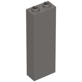 LEGO® los onderdeel Steen Donker Blauwachtig Grijs 2454