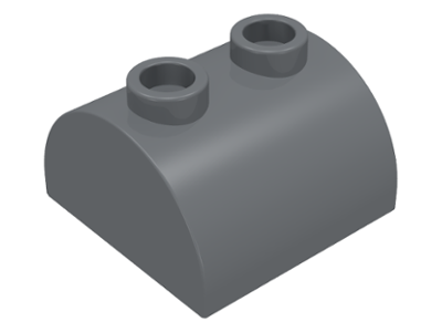 LEGO® Dakpan Gebogen Donker Blauwachtig Grijs 30165