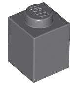 LEGO® los onderdeel Steen Donker Blauwachtig Grijs 3005