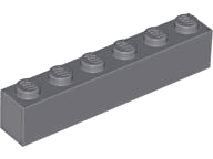 LEGO® los onderdeel Steen Donker Blauwachtig Grijs 3009