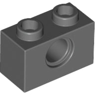 Plaatje in Gallery viewer laden, LEGO® Technische Steen Donker Blauwachtig Grijs 3700
