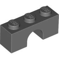 Plaatje in Gallery viewer laden, LEGO® los onderdeel Steen Boog Donker Blauwachtig Grijs 4490