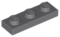 LEGO® onderdeel Plaat Algemeen Donker Blauwachtig Grijs 3623