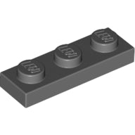 Plaatje in Gallery viewer laden, LEGO® onderdeel Plaat Algemeen Donker Blauwachtig Grijs 3623