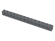 Plaatje in Gallery viewer laden, LEGO® Technische Steen Donker Blauwachtig Grijs 32018