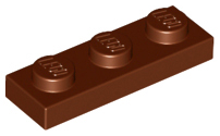 LEGO® los onderdeel Plaat Algemeen Roodachtig Bruin 3623