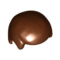 Plaatje in Gallery viewer laden, LEGO® los onderdeel Haar in kleur Roodachtig Bruin 3901