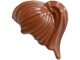 LEGO® los onderdeel Haar in kleur Roodachtig Bruin x104