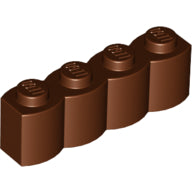 LEGO® los onderdeel Steen Aangepast Roodachtig Bruin 30137