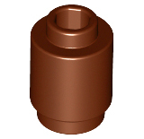 Plaatje in Gallery viewer laden, LEGO® los onderdeel Steen Rond Roodachtig Bruin 3062