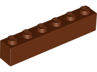 LEGO® los onderdeel Steen in kleur Roodachtig Bruin 3009