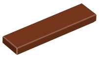 LEGO® los onderdeel Tegel Algemeen Roodachtig Bruin 2431