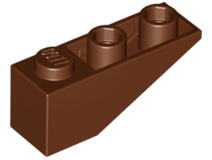 LEGO® los onderdeel Dakpan Omgekeerd Roodachtig Bruin 4287