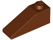 LEGO® los onderdeel Dakpan Algemeen Roodachtig Bruin 4286